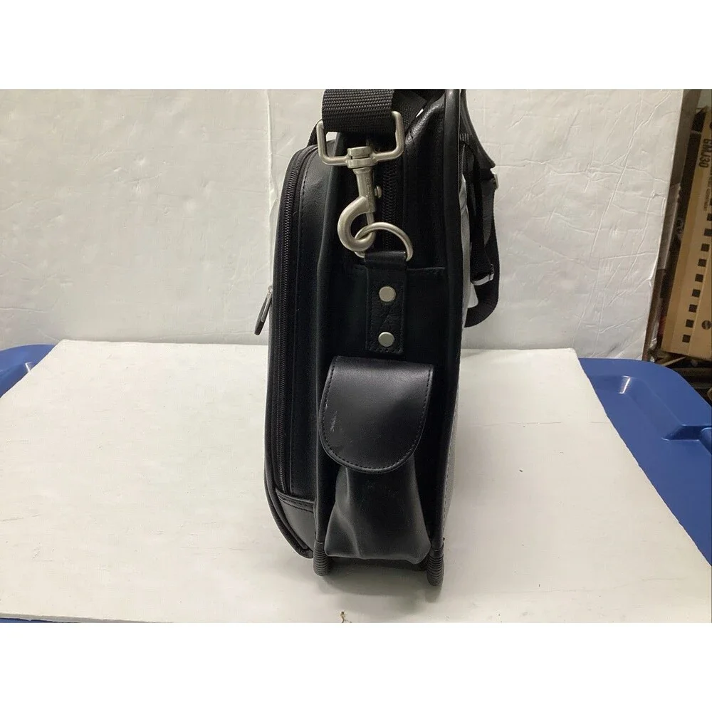 targus leather notebook case black TLE300